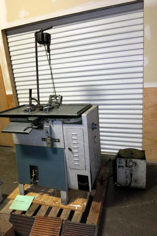 Lot #12: Ludlow Typograph Machine Model M With Cooling unit and Matrix ...